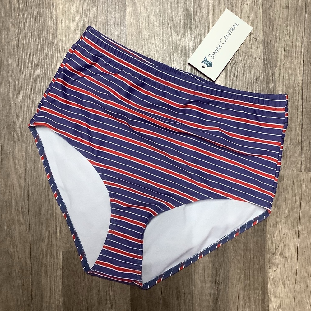 NWT Swim Central High Waisted Swim Suit Bottoms